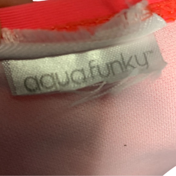 AQUAFUNKY Orange Two Pieces Bikini Swimsuit Size S - Picture 11 of 13